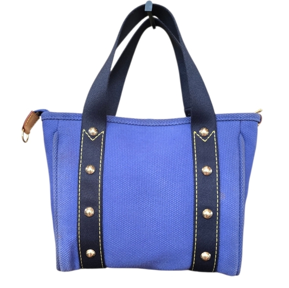 Louis Vuitton Antigua Cabas PM Blue Canvas Tote Handbag - Picture 2 of 16